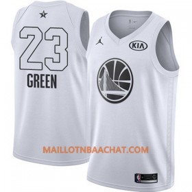 Maillot NBA Golden State Warriors Draymond Green 23 2018 All-Star Jordan Brand Blanc Swingman - Homme